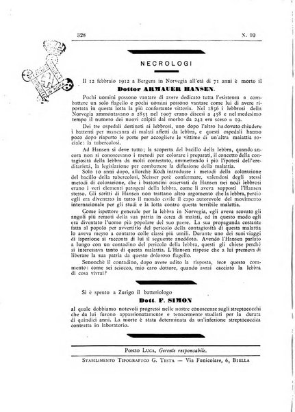 Rivista d'igiene e sanità pubblica con bollettino sanitario-amministrativo compilato sugli atti del Ministero dell'interno