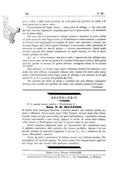 Rivista d'igiene e sanità pubblica con bollettino sanitario-amministrativo compilato sugli atti del Ministero dell'interno