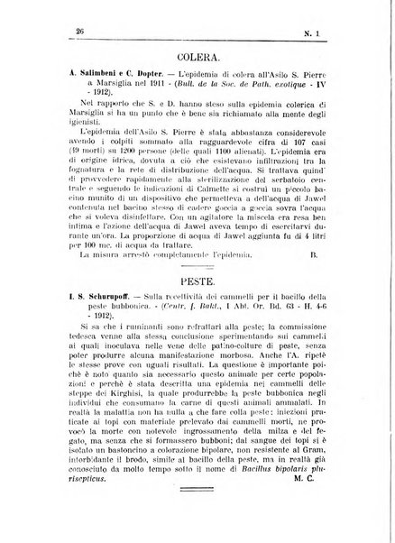 Rivista d'igiene e sanità pubblica con bollettino sanitario-amministrativo compilato sugli atti del Ministero dell'interno