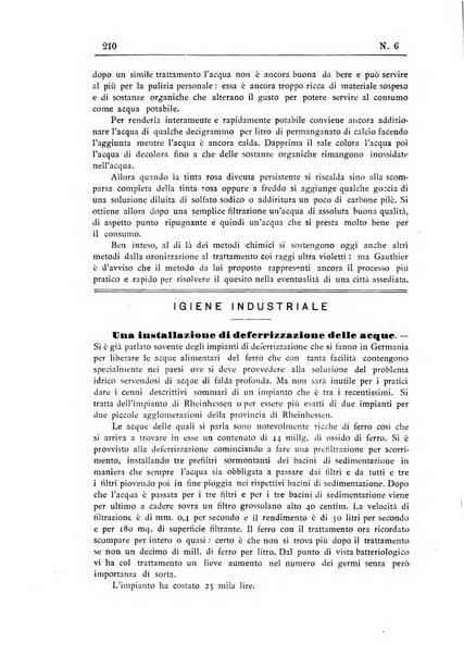 Rivista d'igiene e sanità pubblica con bollettino sanitario-amministrativo compilato sugli atti del Ministero dell'interno