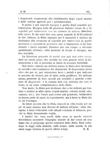 Rivista d'igiene e sanità pubblica con bollettino sanitario-amministrativo compilato sugli atti del Ministero dell'interno