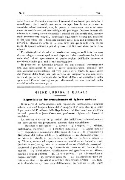 Rivista d'igiene e sanità pubblica con bollettino sanitario-amministrativo compilato sugli atti del Ministero dell'interno