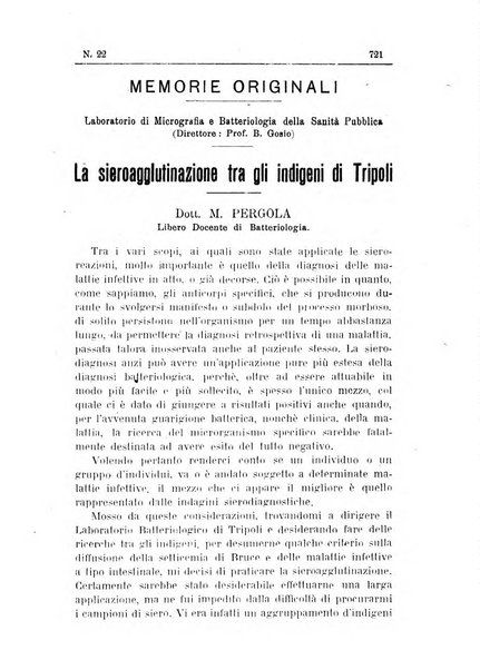 Rivista d'igiene e sanità pubblica con bollettino sanitario-amministrativo compilato sugli atti del Ministero dell'interno