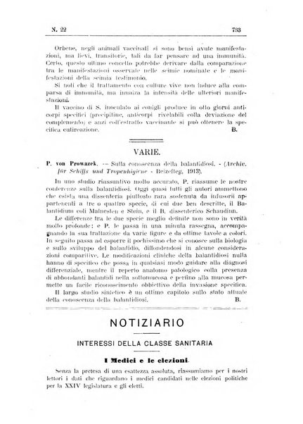 Rivista d'igiene e sanità pubblica con bollettino sanitario-amministrativo compilato sugli atti del Ministero dell'interno