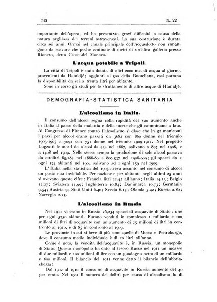 Rivista d'igiene e sanità pubblica con bollettino sanitario-amministrativo compilato sugli atti del Ministero dell'interno