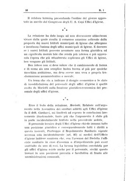 Rivista d'igiene e sanità pubblica con bollettino sanitario-amministrativo compilato sugli atti del Ministero dell'interno