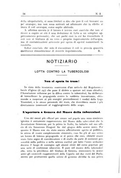 Rivista d'igiene e sanità pubblica con bollettino sanitario-amministrativo compilato sugli atti del Ministero dell'interno