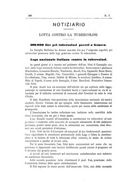 Rivista d'igiene e sanità pubblica con bollettino sanitario-amministrativo compilato sugli atti del Ministero dell'interno