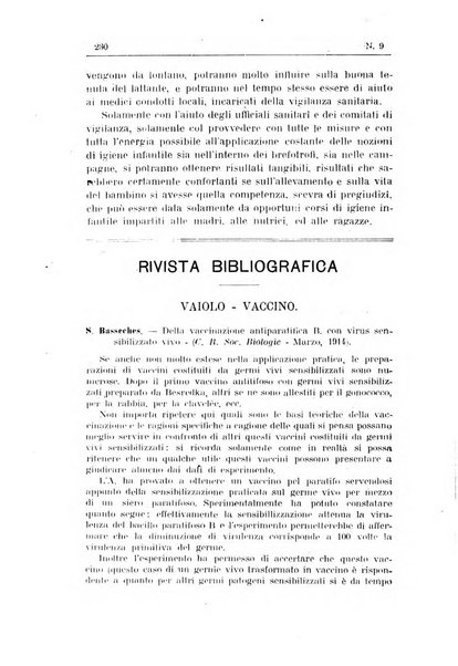 Rivista d'igiene e sanità pubblica con bollettino sanitario-amministrativo compilato sugli atti del Ministero dell'interno