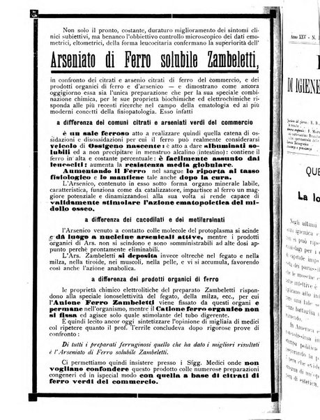 Rivista d'igiene e sanità pubblica con bollettino sanitario-amministrativo compilato sugli atti del Ministero dell'interno