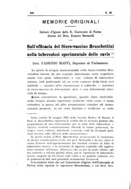 Rivista d'igiene e sanità pubblica con bollettino sanitario-amministrativo compilato sugli atti del Ministero dell'interno