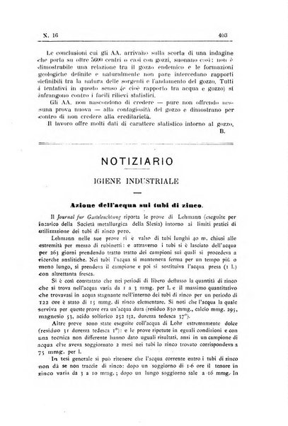 Rivista d'igiene e sanità pubblica con bollettino sanitario-amministrativo compilato sugli atti del Ministero dell'interno