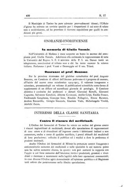 Rivista d'igiene e sanità pubblica con bollettino sanitario-amministrativo compilato sugli atti del Ministero dell'interno