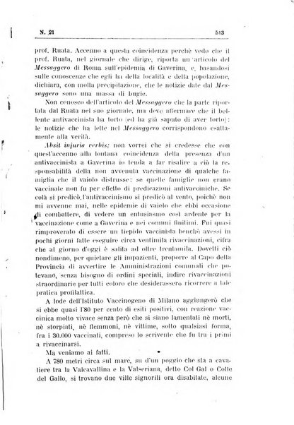 Rivista d'igiene e sanità pubblica con bollettino sanitario-amministrativo compilato sugli atti del Ministero dell'interno