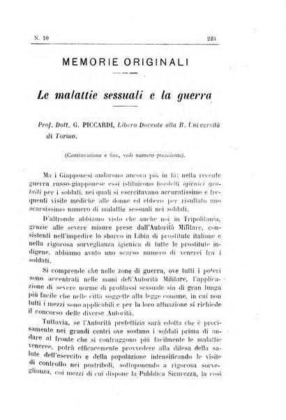 Rivista d'igiene e sanità pubblica con bollettino sanitario-amministrativo compilato sugli atti del Ministero dell'interno