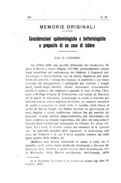 Rivista d'igiene e sanità pubblica con bollettino sanitario-amministrativo compilato sugli atti del Ministero dell'interno