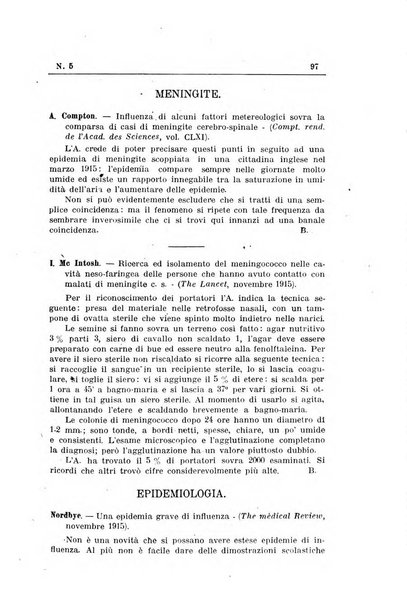 Rivista d'igiene e sanità pubblica con bollettino sanitario-amministrativo compilato sugli atti del Ministero dell'interno