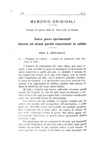 Rivista d'igiene e sanità pubblica con bollettino sanitario-amministrativo compilato sugli atti del Ministero dell'interno