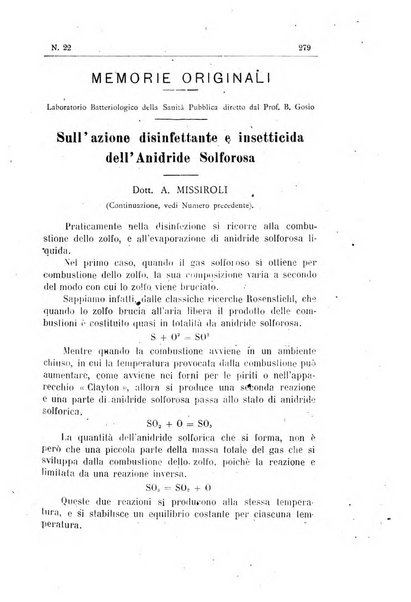 Rivista d'igiene e sanità pubblica con bollettino sanitario-amministrativo compilato sugli atti del Ministero dell'interno