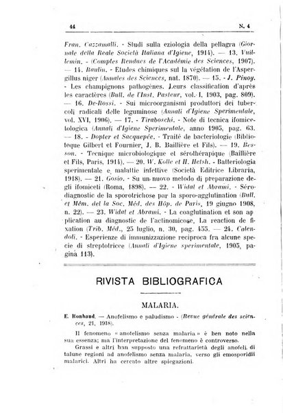 Rivista d'igiene e sanità pubblica con bollettino sanitario-amministrativo compilato sugli atti del Ministero dell'interno