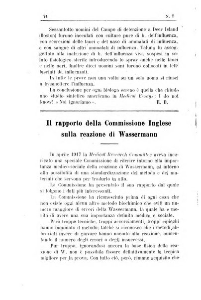 Rivista d'igiene e sanità pubblica con bollettino sanitario-amministrativo compilato sugli atti del Ministero dell'interno