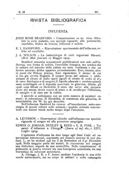 Rivista d'igiene e sanità pubblica con bollettino sanitario-amministrativo compilato sugli atti del Ministero dell'interno