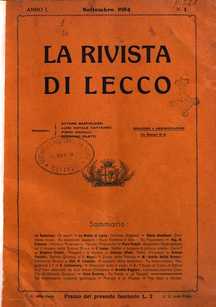 La rivista di Lecco