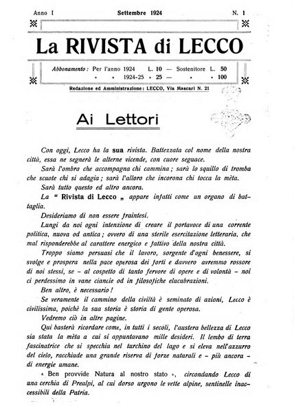 La rivista di Lecco