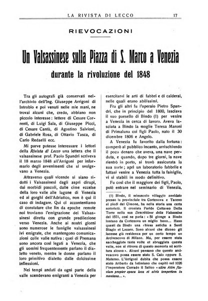 La rivista di Lecco