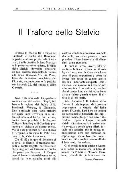 La rivista di Lecco