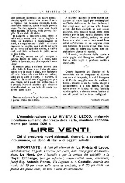 La rivista di Lecco