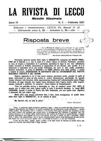 La rivista di Lecco