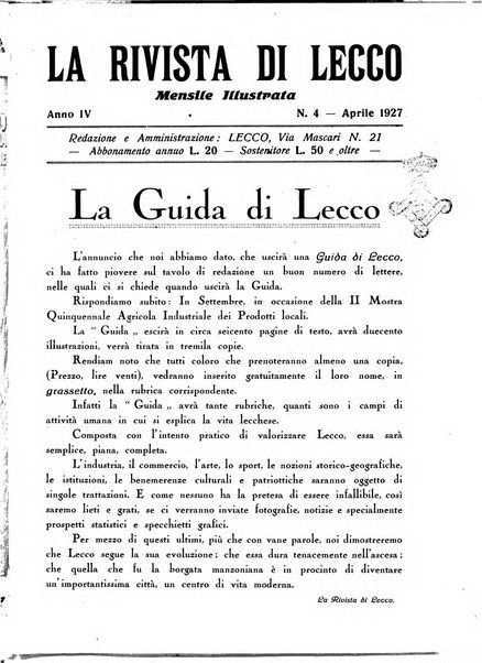 La rivista di Lecco