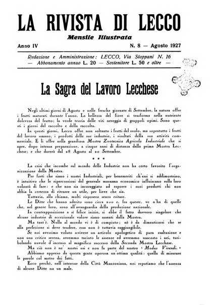 La rivista di Lecco