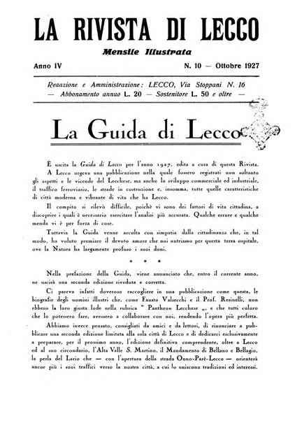 La rivista di Lecco