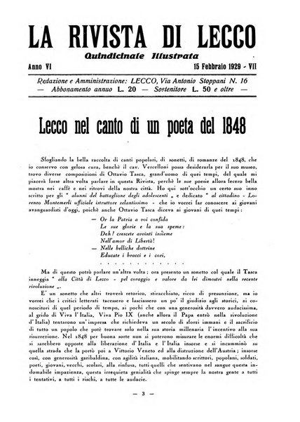 La rivista di Lecco