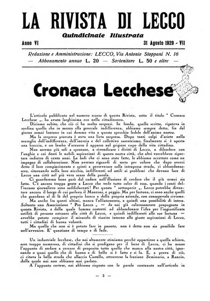 La rivista di Lecco