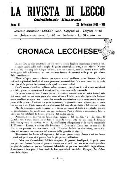 La rivista di Lecco