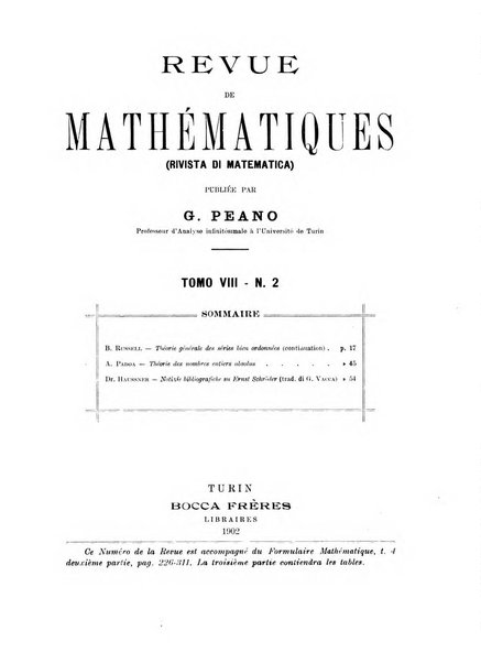 Rivista di matematica