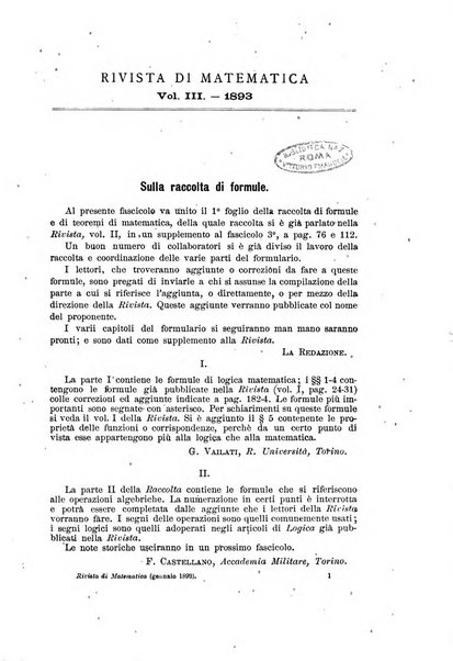 Rivista di matematica