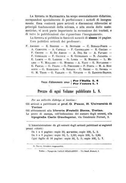 Rivista di matematica