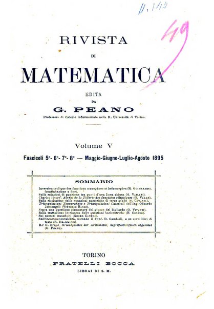 Rivista di matematica