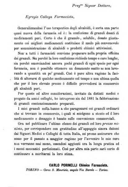 Rivista di medicina dosimetrica basata sulla filosofia e sull'esperimento clinico