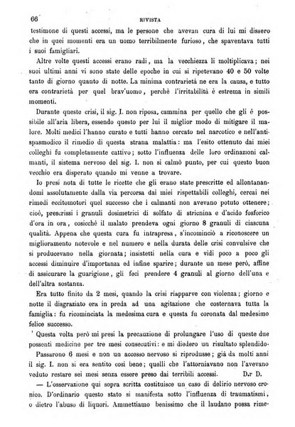 Rivista di medicina dosimetrica basata sulla filosofia e sull'esperimento clinico