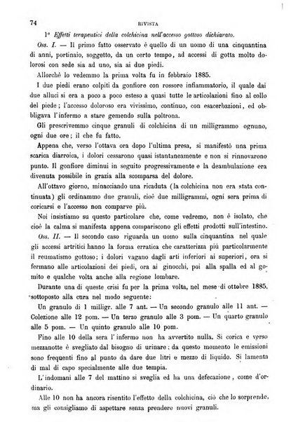 Rivista di medicina dosimetrica basata sulla filosofia e sull'esperimento clinico