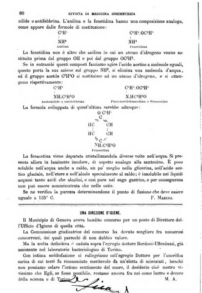 Rivista di medicina dosimetrica basata sulla filosofia e sull'esperimento clinico