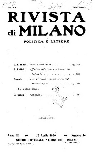 Rivista di Milano