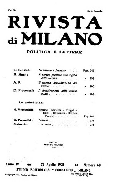 Rivista di Milano