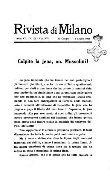 Rivista di Milano