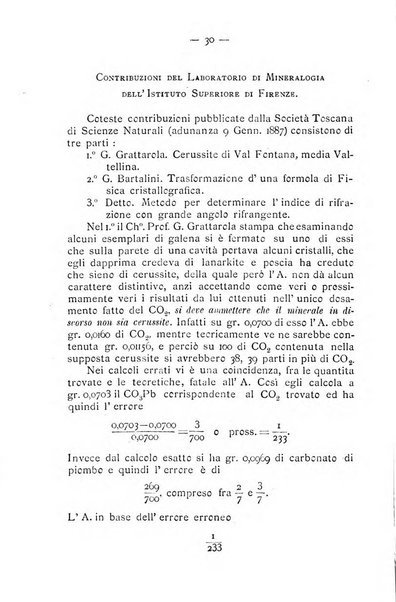 Rivista di mineralogia e cristallografia italiana